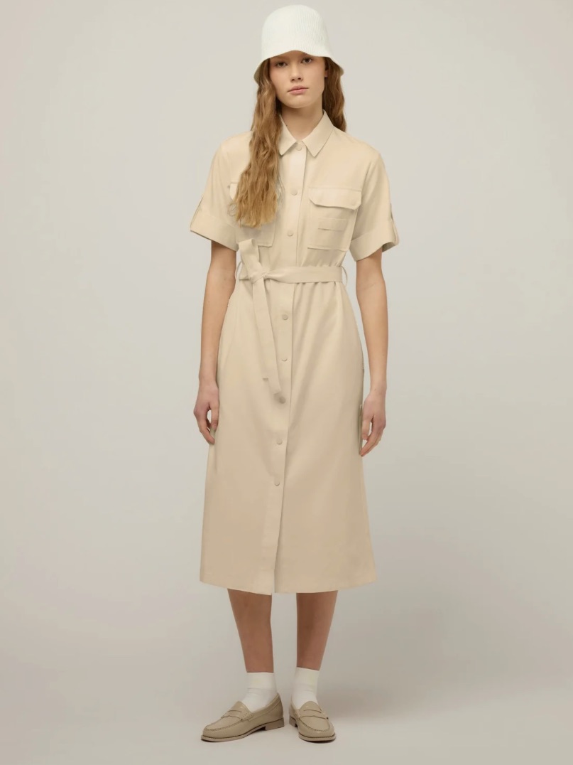 Tilley - Tencel Cotton Safari Midi Dress